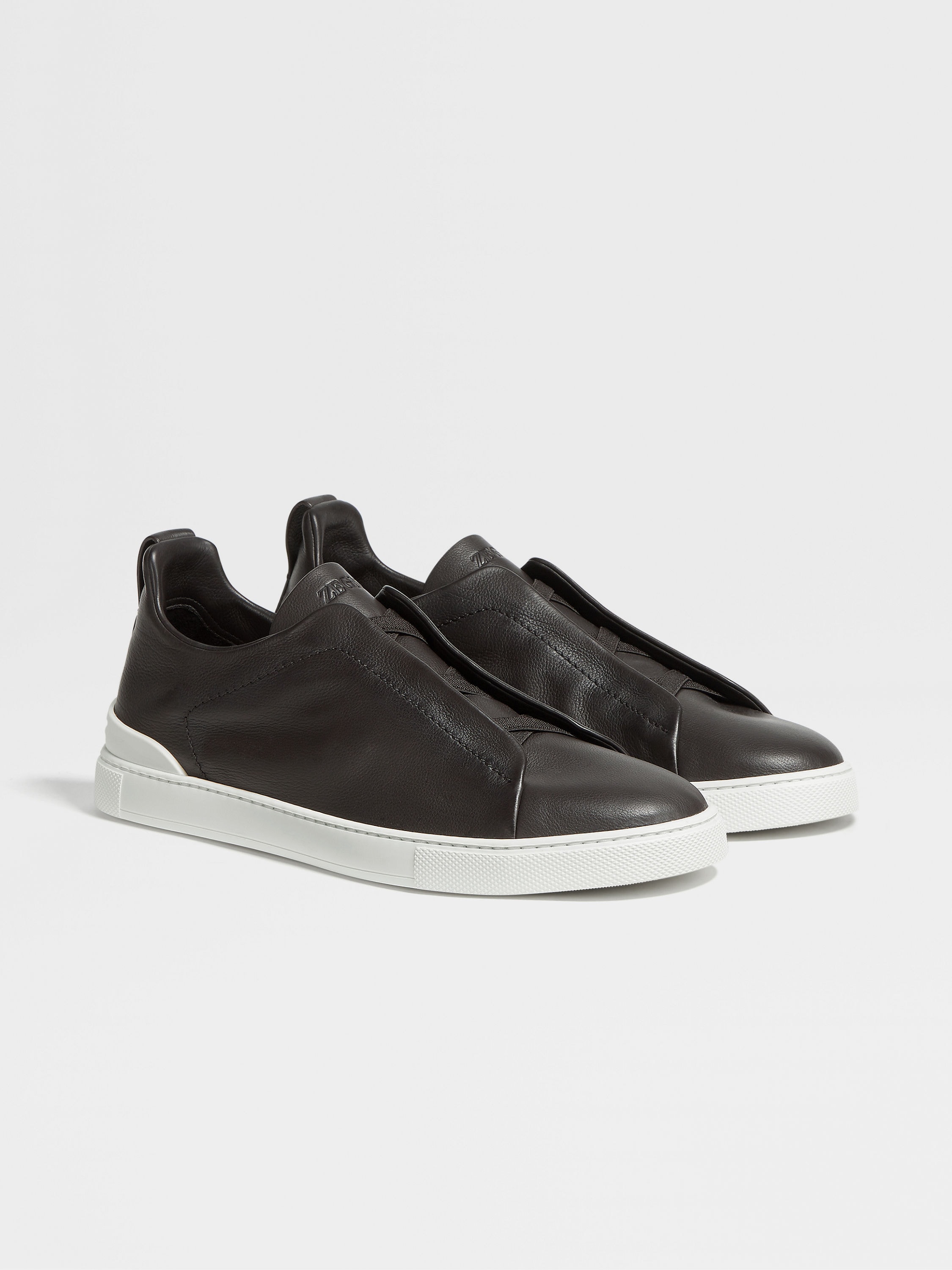 Black Triple Stitch™ SECONDSKIN Sneakers FW24 22325372 | Zegna US