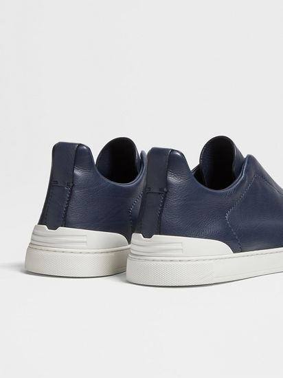 Blue Triple Stitch™ SECONDSKIN Sneakers FW25 36185702 | Zegna US