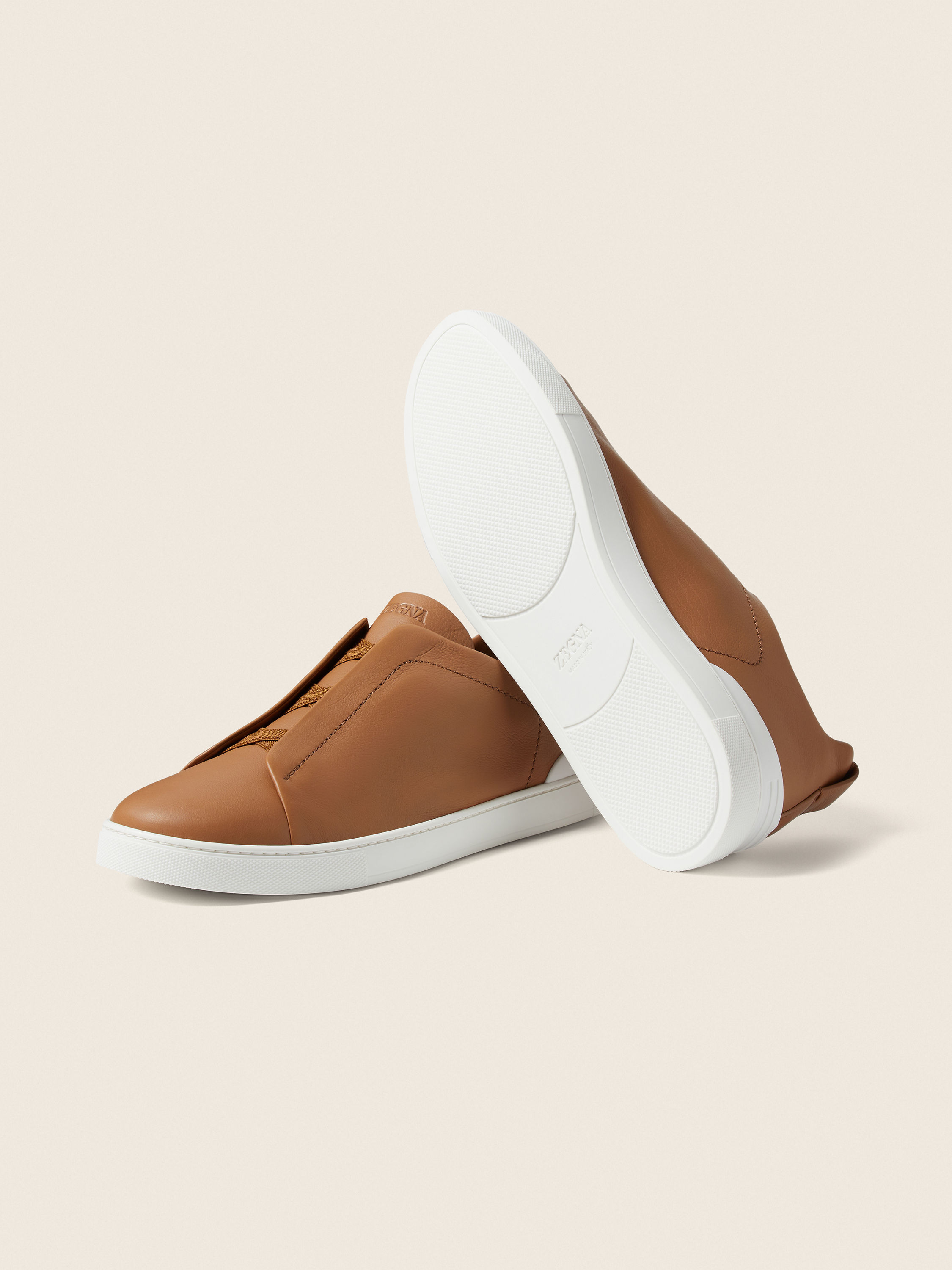Light Brown Triple Stitch™ SECONDSKIN Sneakers Product detail photo #4