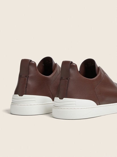 Reddish Brown Triple Stitch™ SECONDSKIN Sneakers FW25 36294145