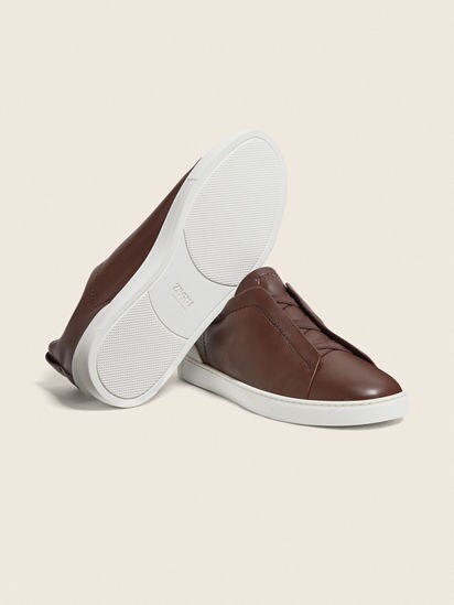 Reddish Brown Triple Stitch™ SECONDSKIN Sneakers FW25 36294145