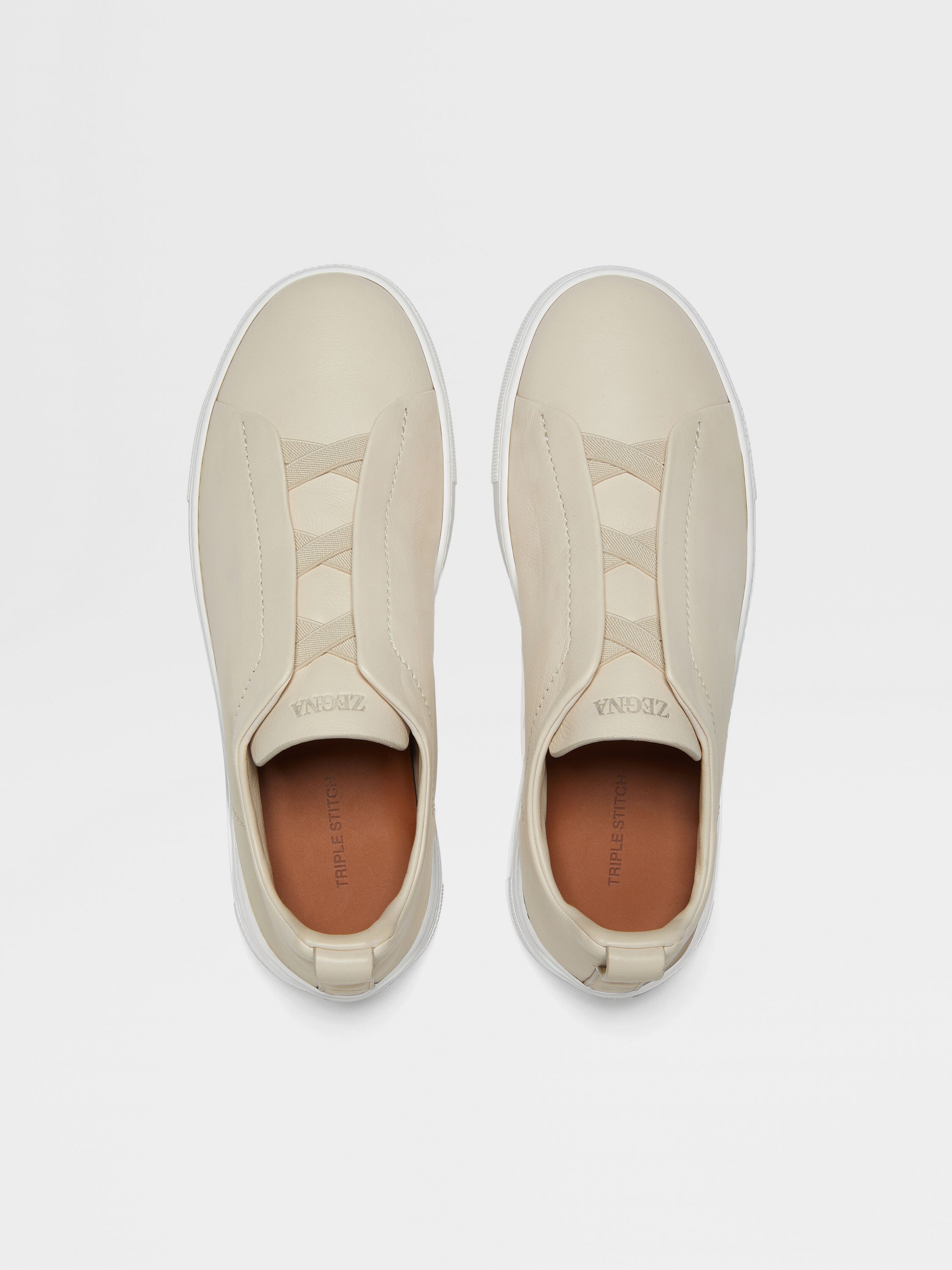 Light Beige Triple Stitch™ SECONDSKIN Sneakers Product detail photo #2