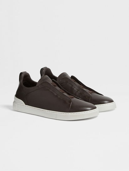 Dark Brown Triple Stitch™ SECONDSKIN Sneakers SS25 30275409 Dark Brown Triple Stitch™ SECONDSKIN Sneakers SS25 30275409