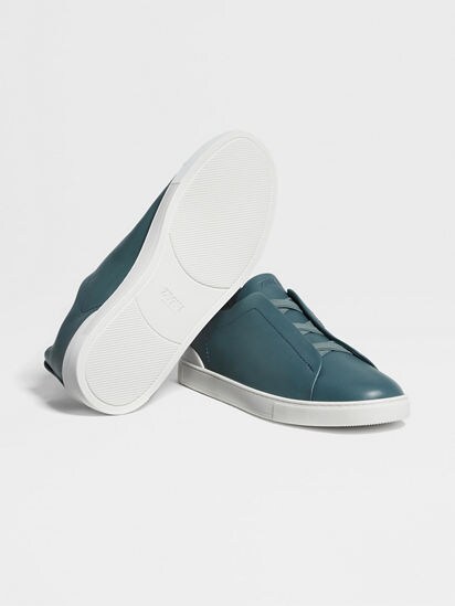 ピンクの猫  MTM Zegna Utility Blue Suede Triple Stitch™ Sneakers SS25 22320607