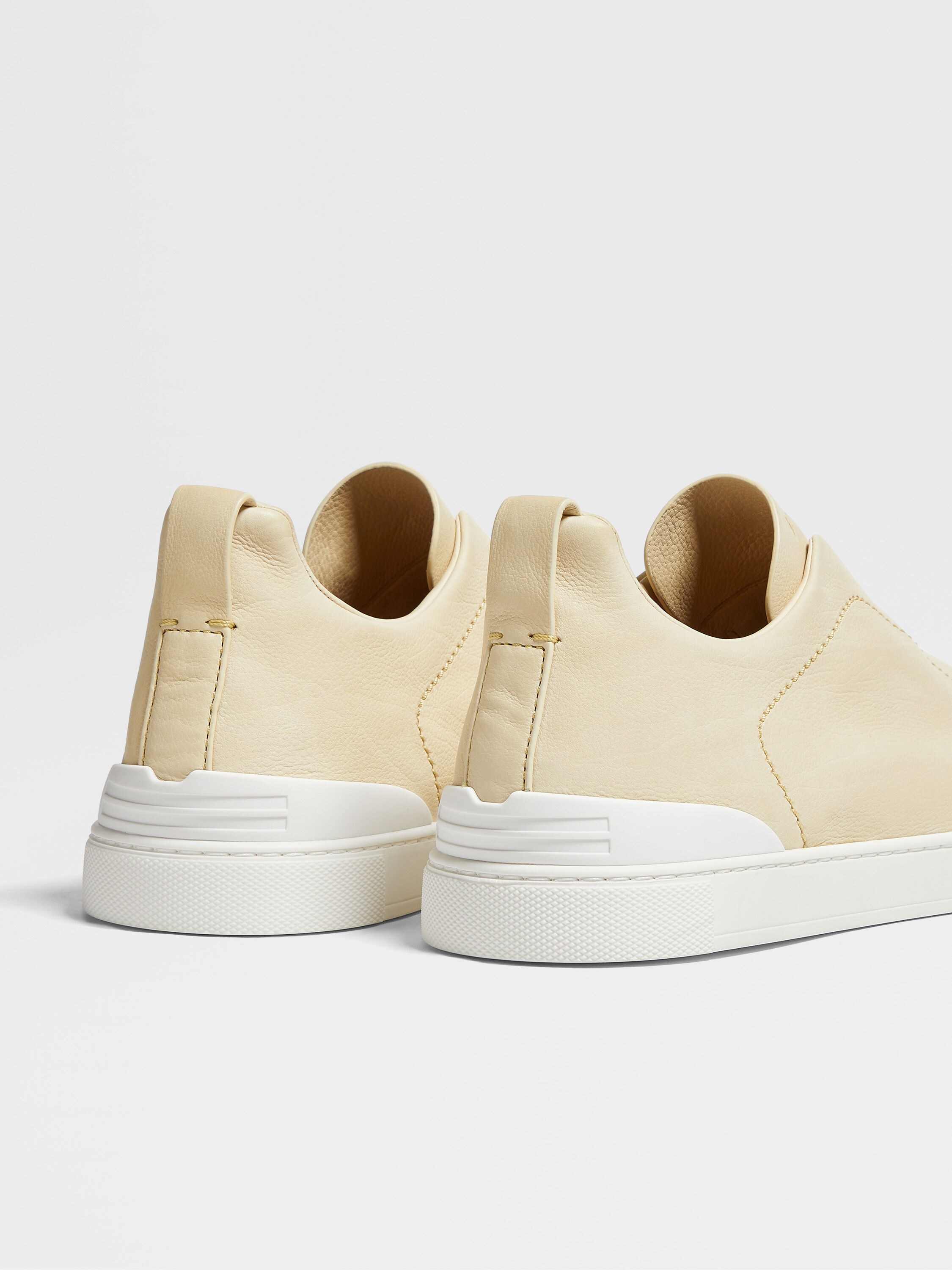 Pastel Yellow Triple Stitch™ SECONDSKIN Sneakers Product detail photo #2