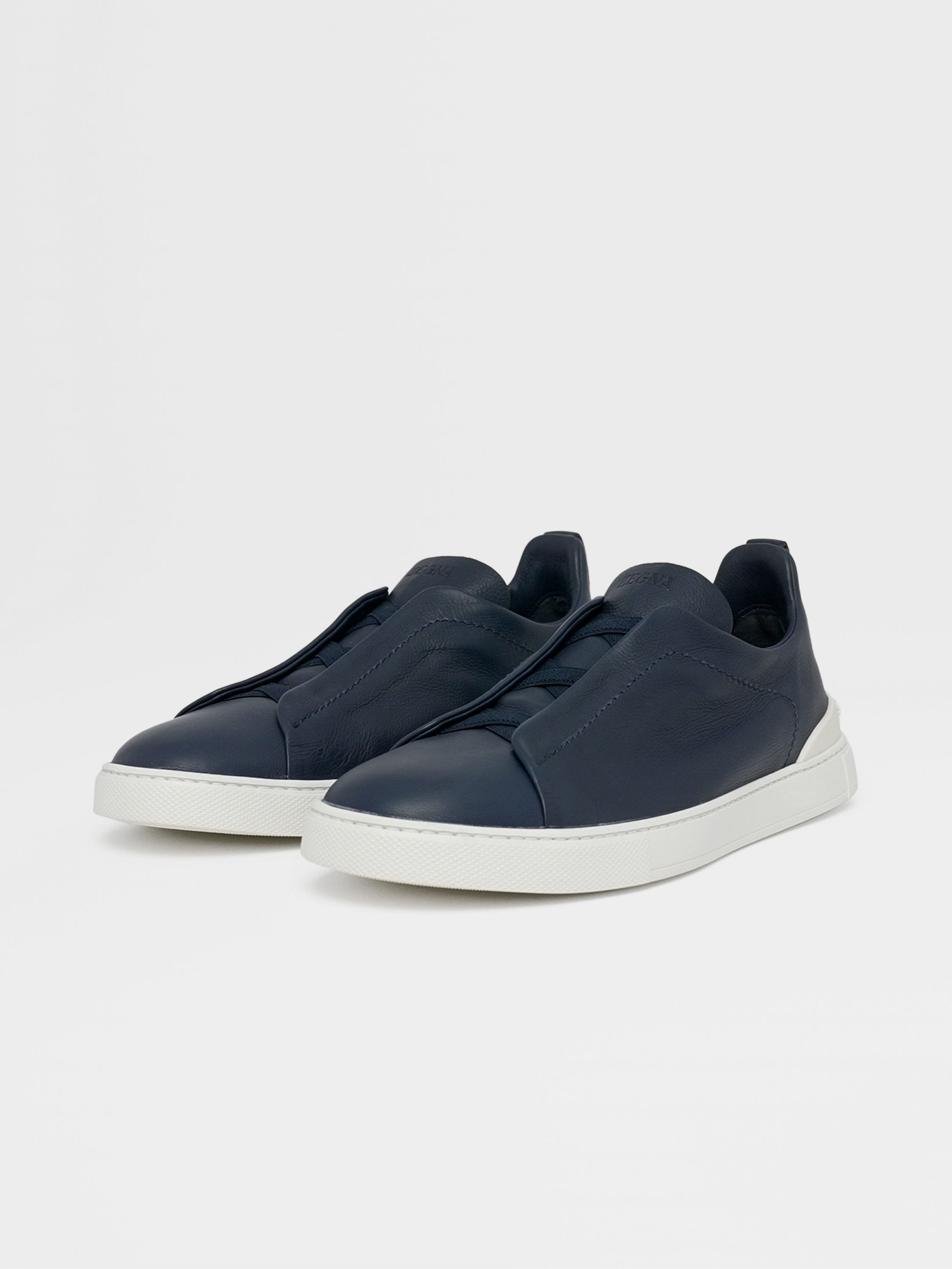Blue Triple Stitch™ SECONDSKIN Sneakers SS25 22361721 | Zegna US Blue Triple Stitch™ SECONDSKIN Sneakers SS25 22361721 | Zegna US