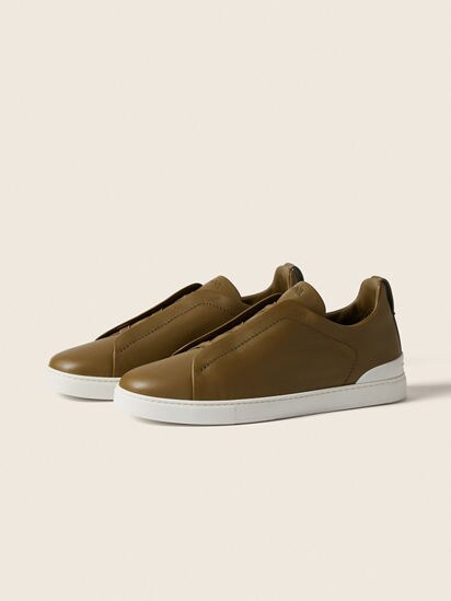 Olive Green Triple Stitch™ SECONDSKIN Sneakers SS26 37094798