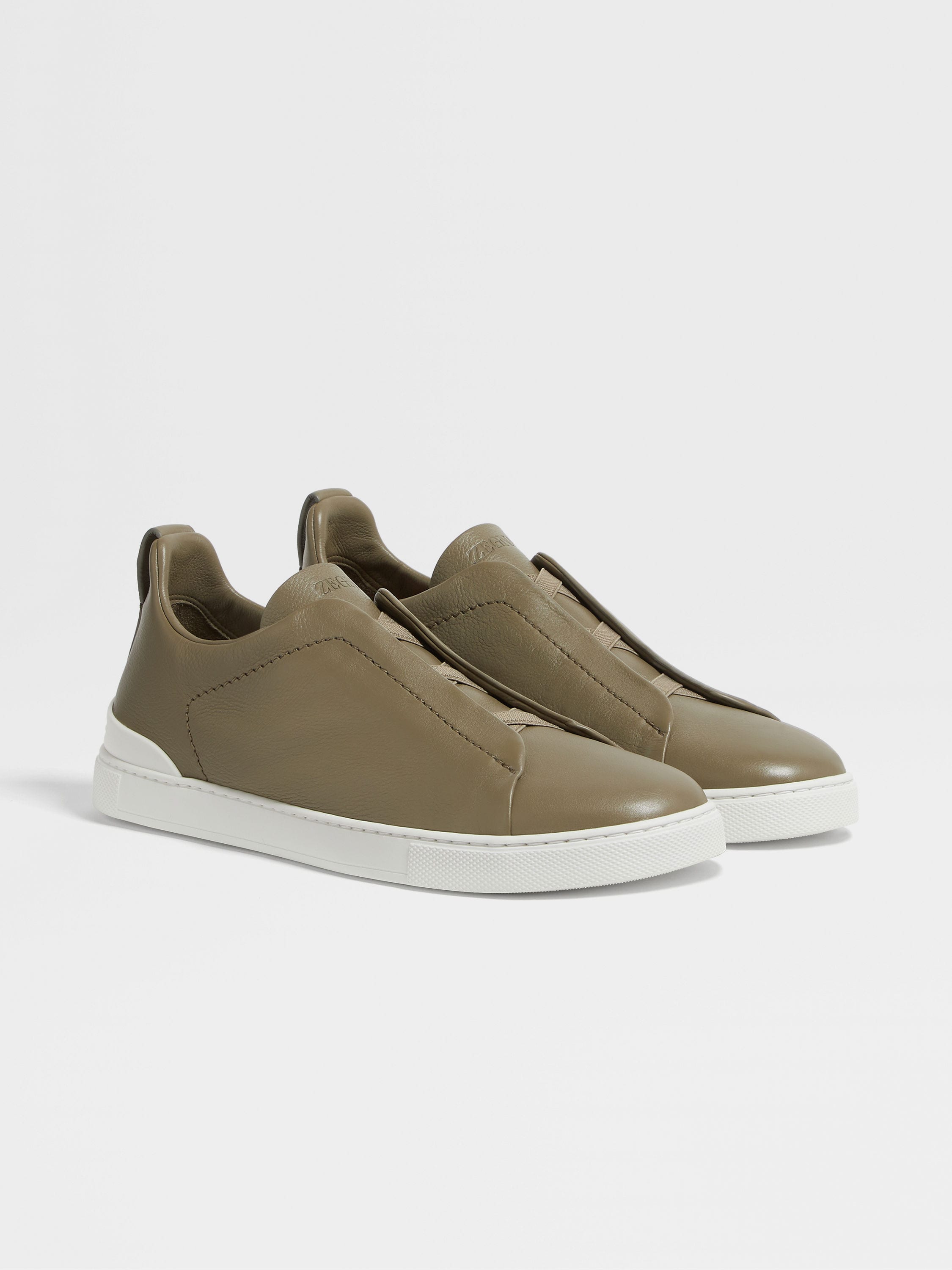 Light Olive Green Triple Stitch™ SECONDSKIN Sneakers SS25 Light Olive Green Triple Stitch™ SECONDSKIN Sneakers SS25