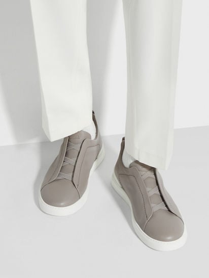 Light Grey Triple Stitch™ SECONDSKIN Sneakers FW24 25624556 Light Grey Triple Stitch™ SECONDSKIN Sneakers FW24 25624556