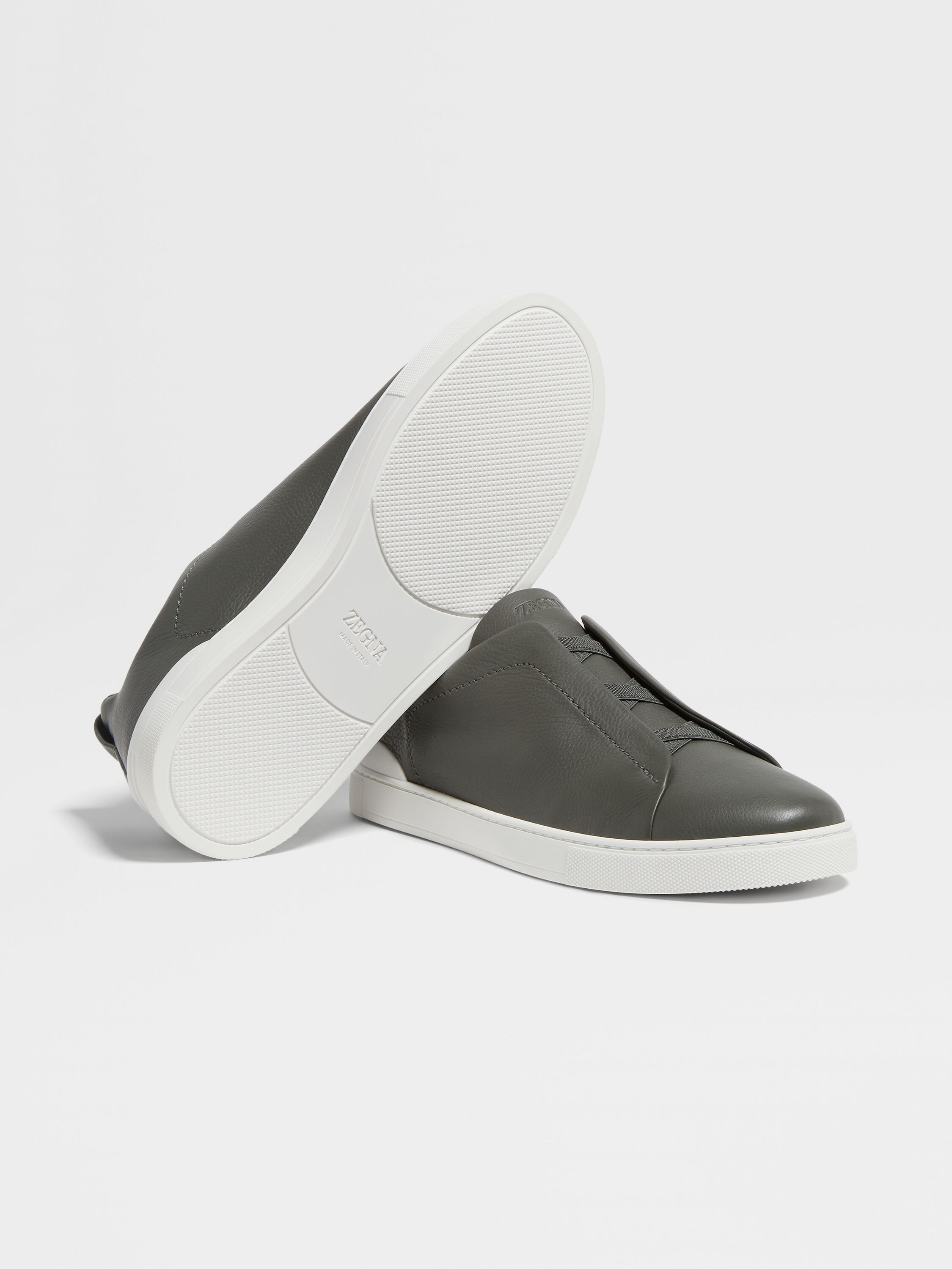 Olive Green Triple Stitch™ SECONDSKIN Sneakers Product detail photo #4