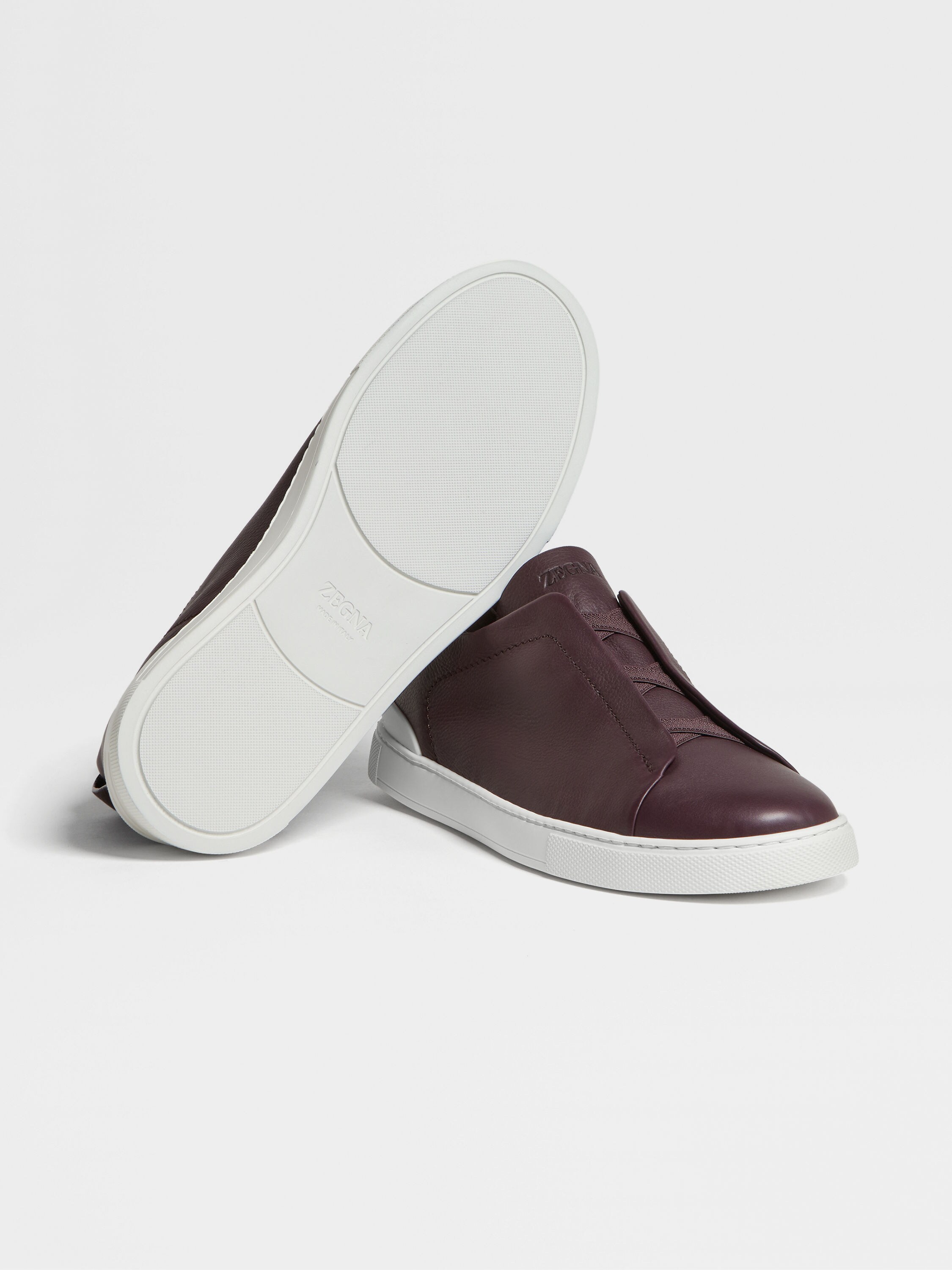 Dark Purple Triple Stitch™ SECONDSKIN Sneakers Product detail photo #4