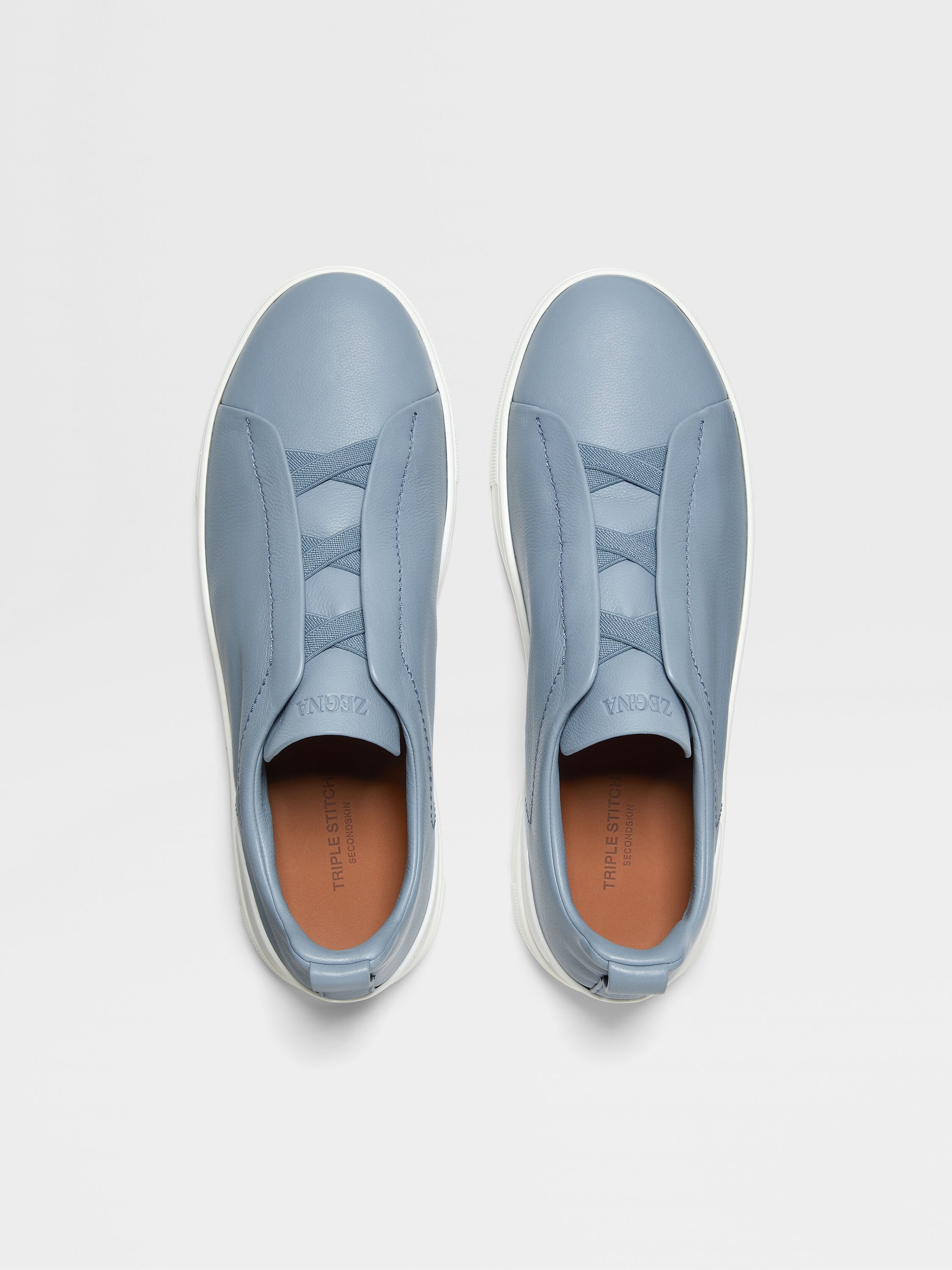 Light Blue Triple Stitch™ SECONDSKIN Sneakers Product detail photo #3