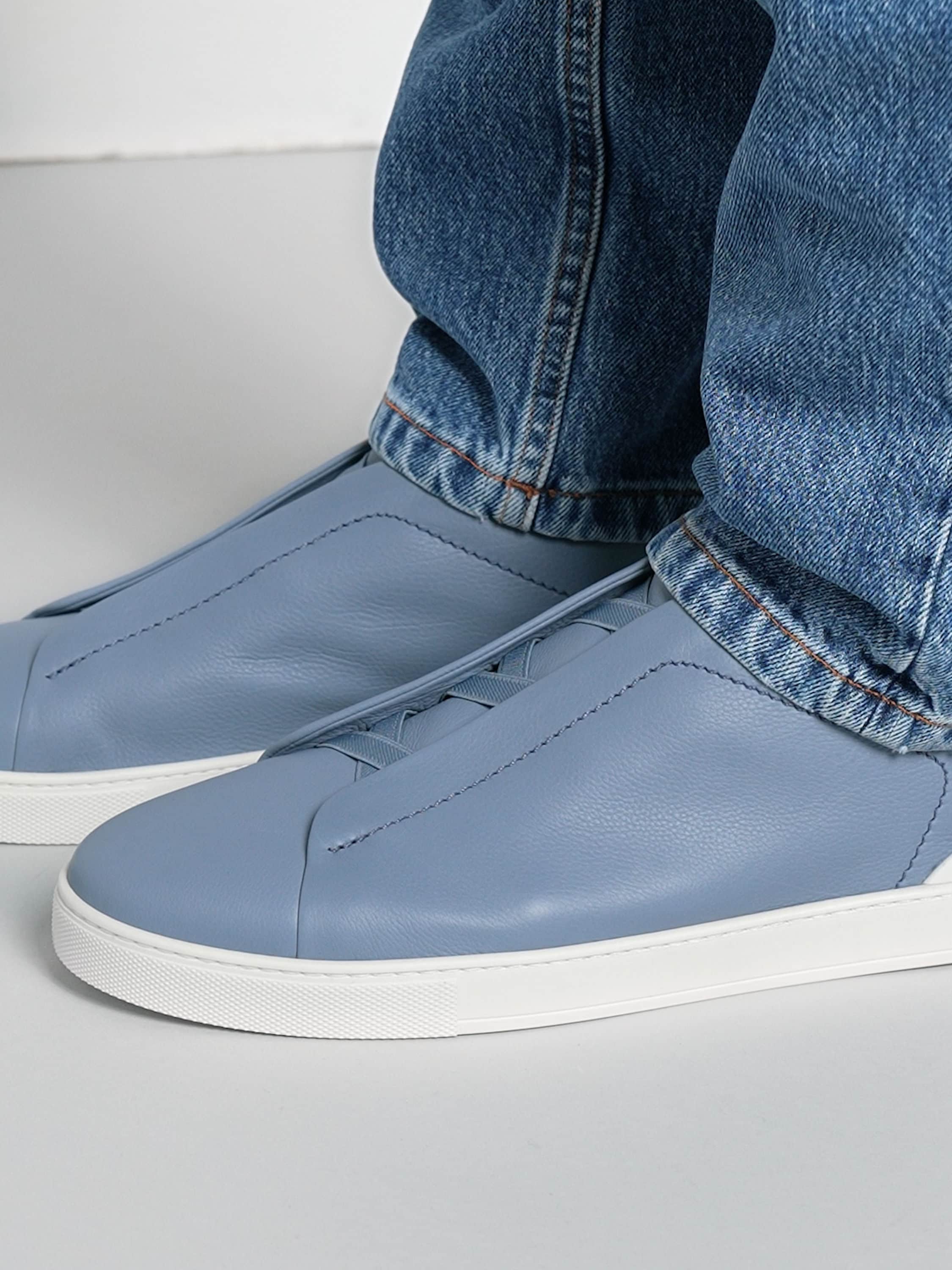Light Blue Triple Stitch™ SECONDSKIN Sneakers