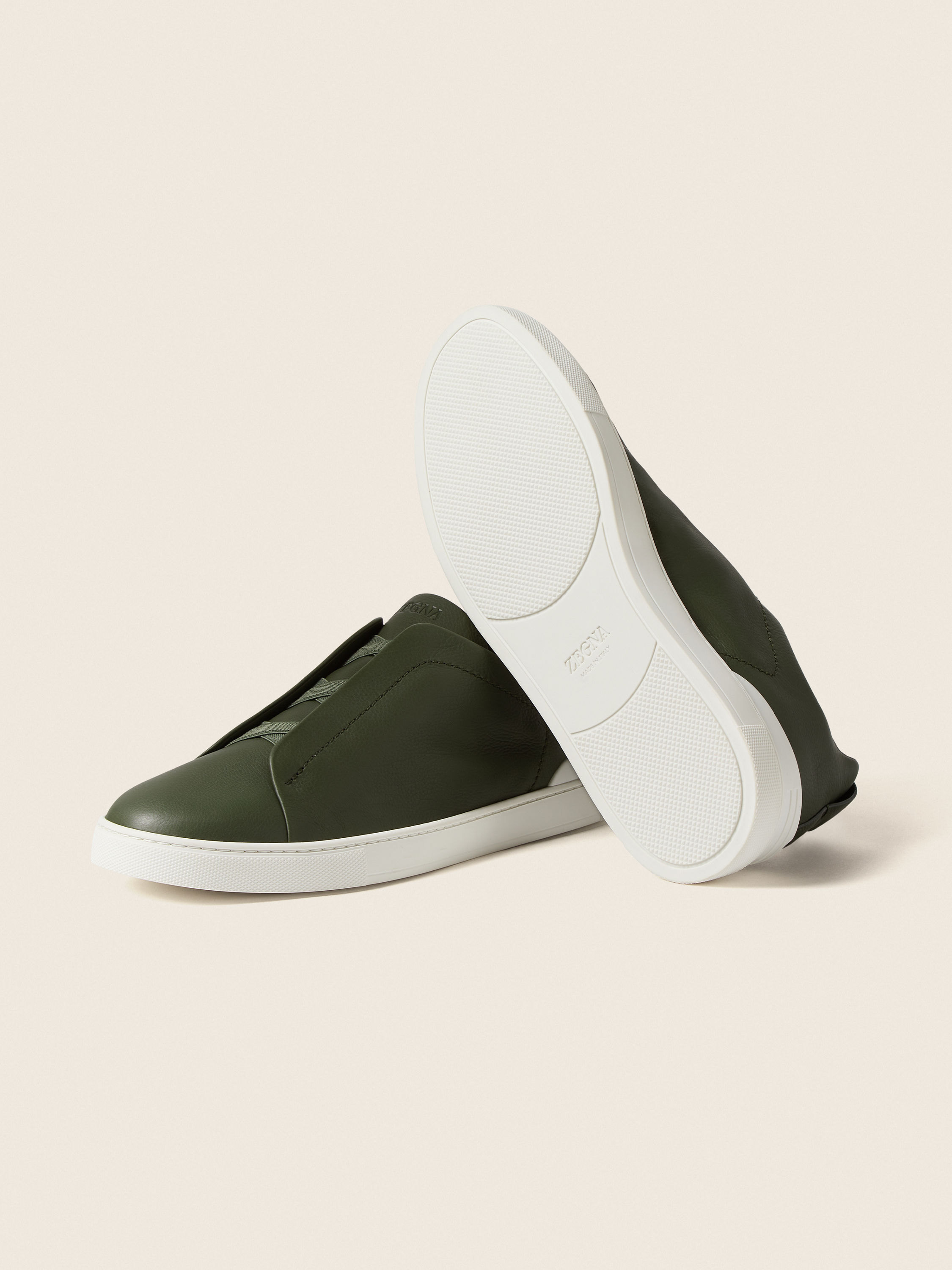 Pine Green Triple Stitch™ SECONDSKIN Sneakers Product detail photo #4