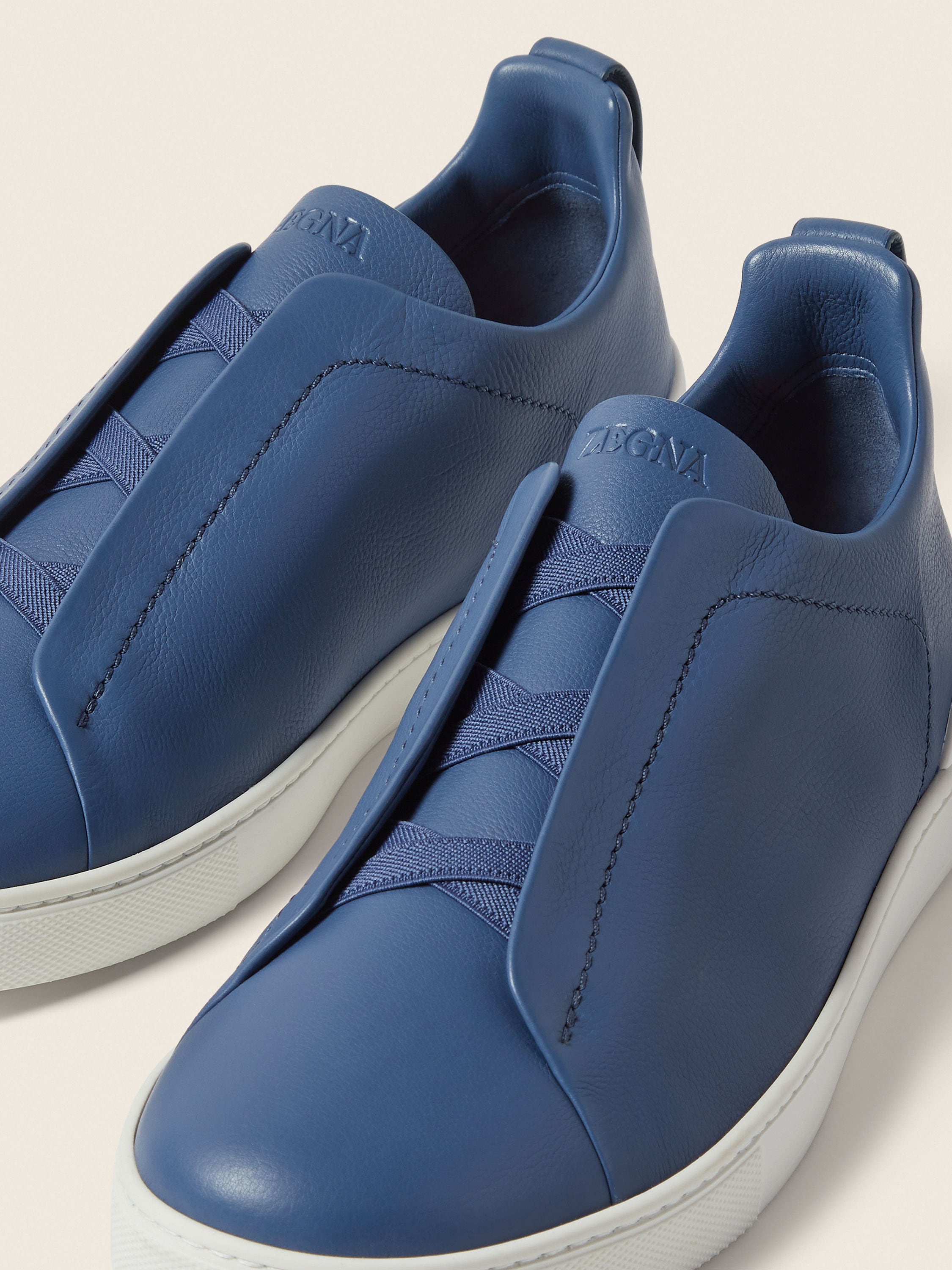 Light Blue Triple Stitch™ SECONDSKIN Sneakers Product detail photo #1
