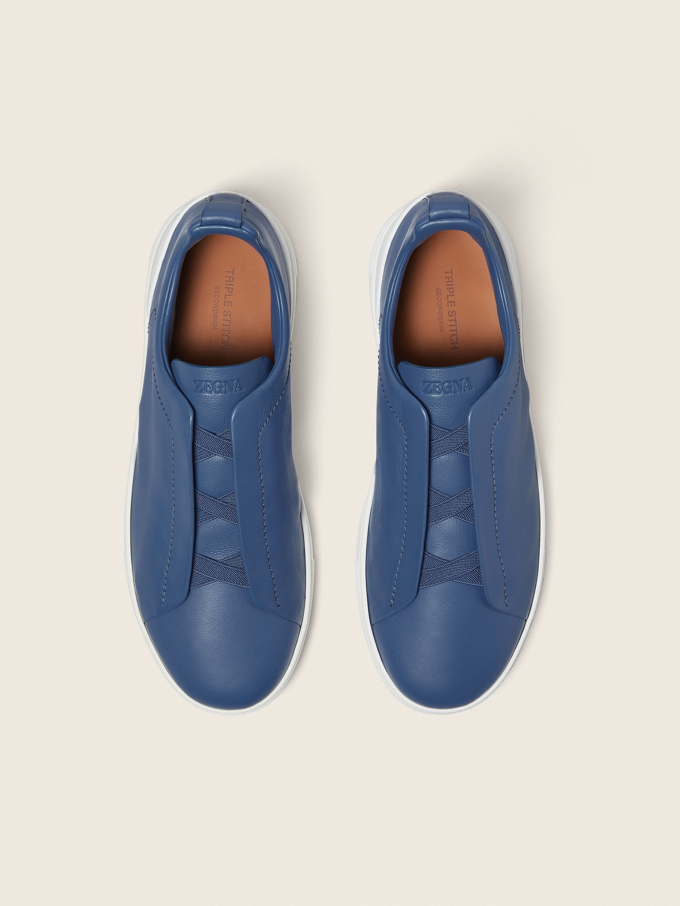 Light Blue Triple Stitch™ SECONDSKIN Sneakers Product detail photo #2