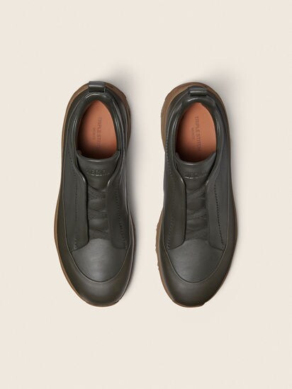 Dark Olive Green Triple Stitch™ Monte SECONDSKIN Sneakers FW26