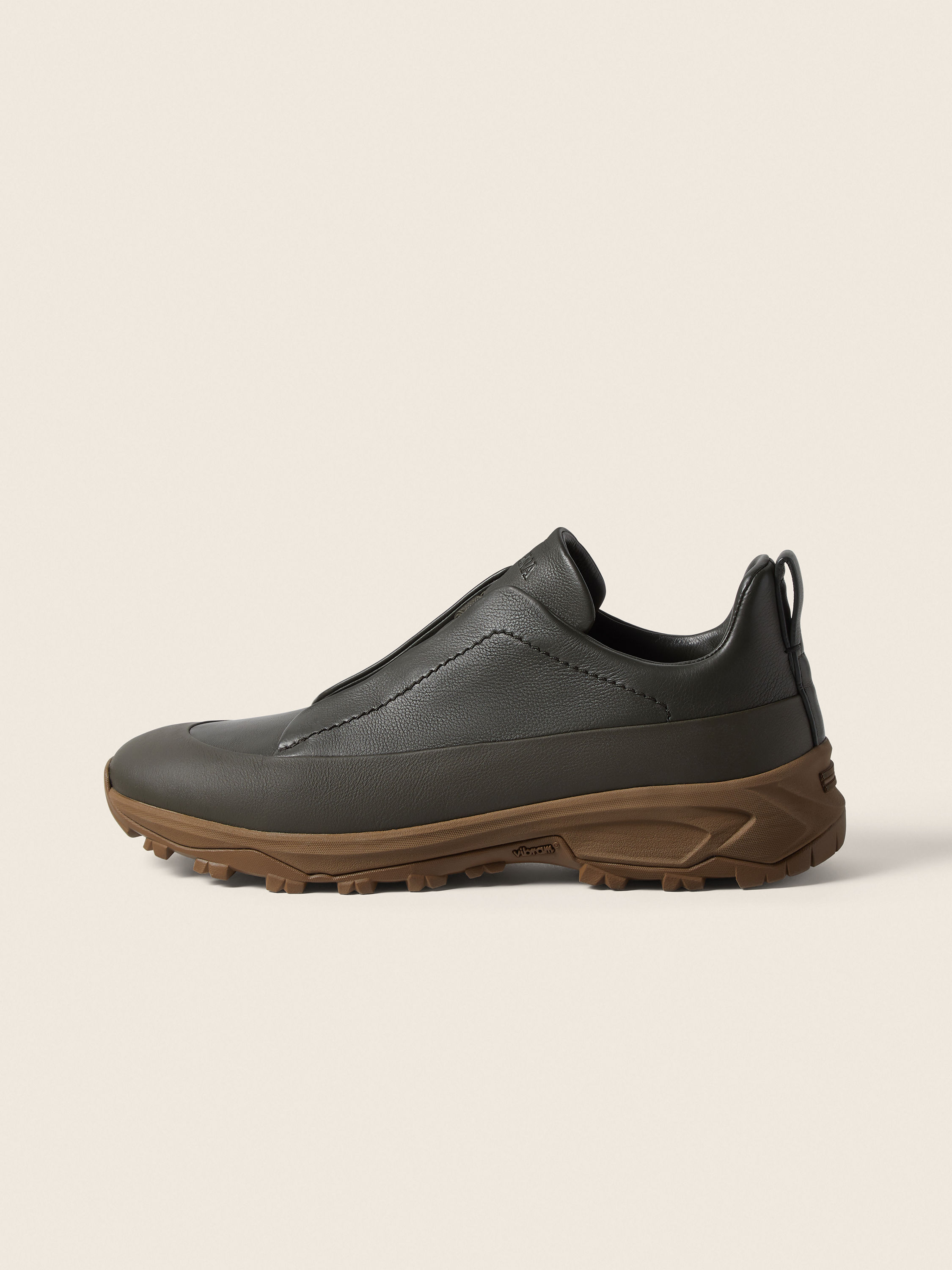 Dark Olive Green Triple Stitch™ Monte SECONDSKIN Sneakers Product detail photo #3