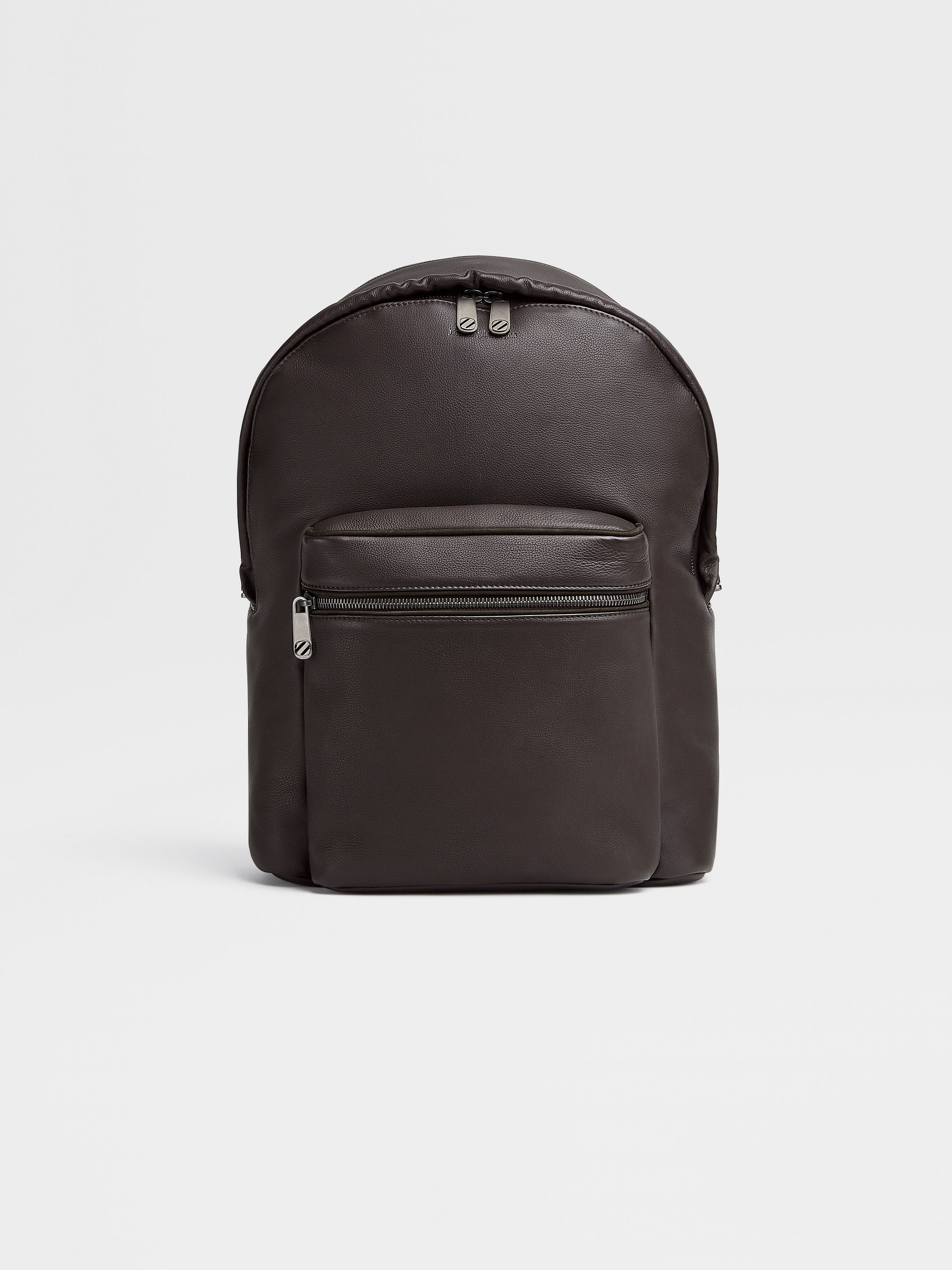 Leather backpack with outlet hoodie attached