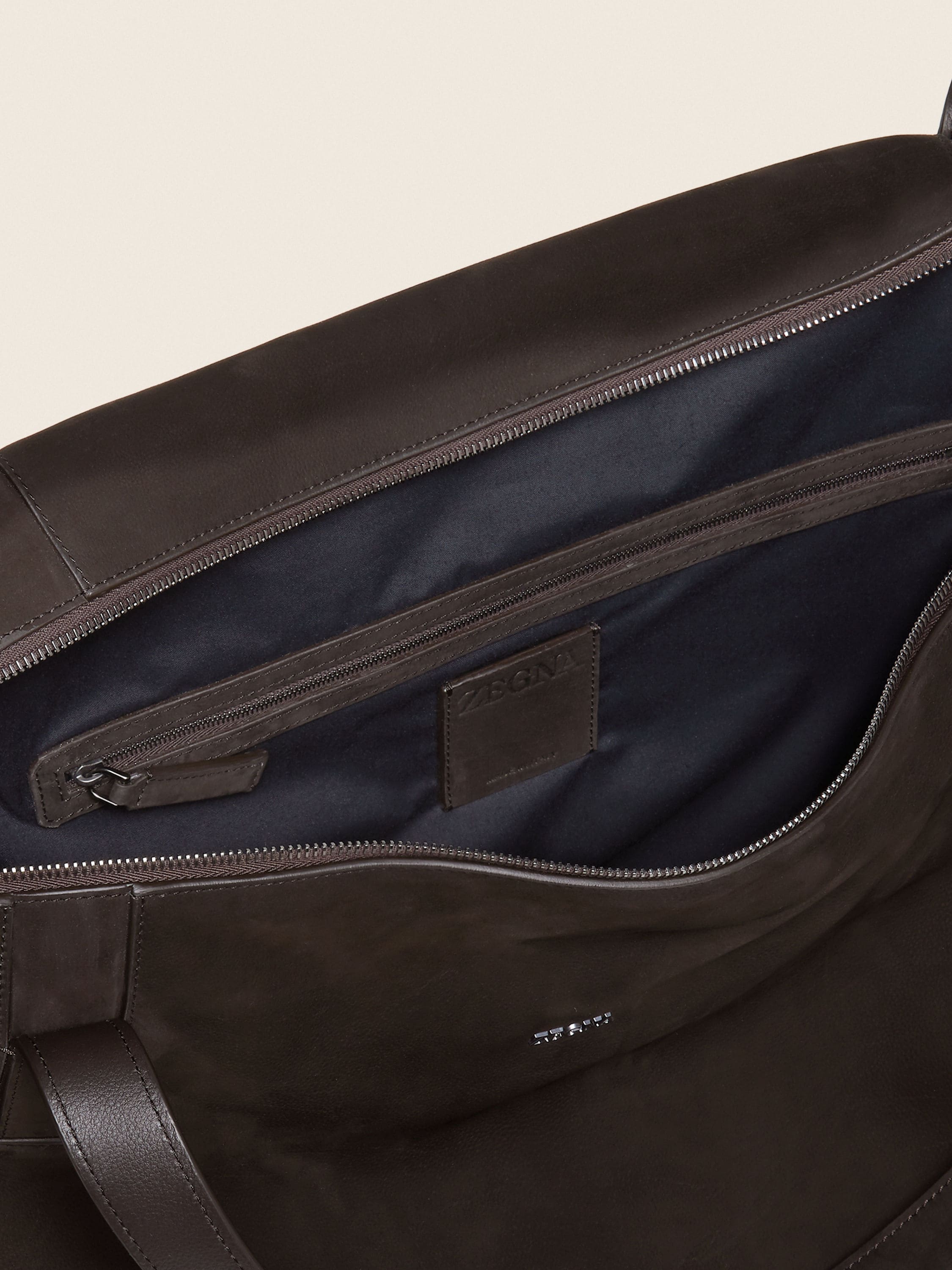 Dark Brown SECONDSKIN Weekend Travel Bag Product detail photo #3