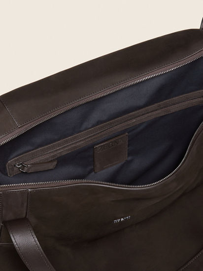 Dark Brown SECONDSKIN Weekend Travel Bag SS26 35566502 | Zegna US