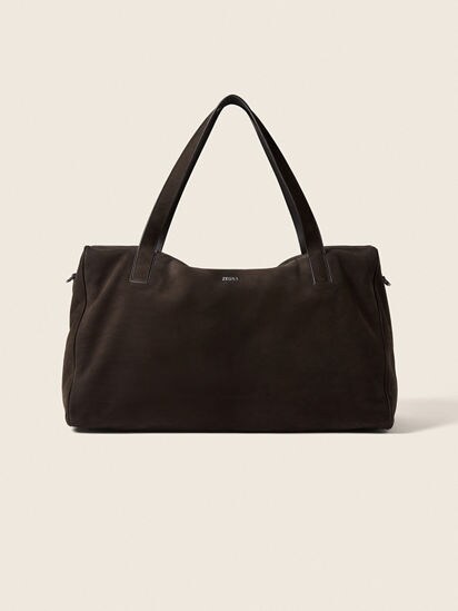 Dark Brown SECONDSKIN Weekend Travel Bag SS26 35566502 | Zegna US