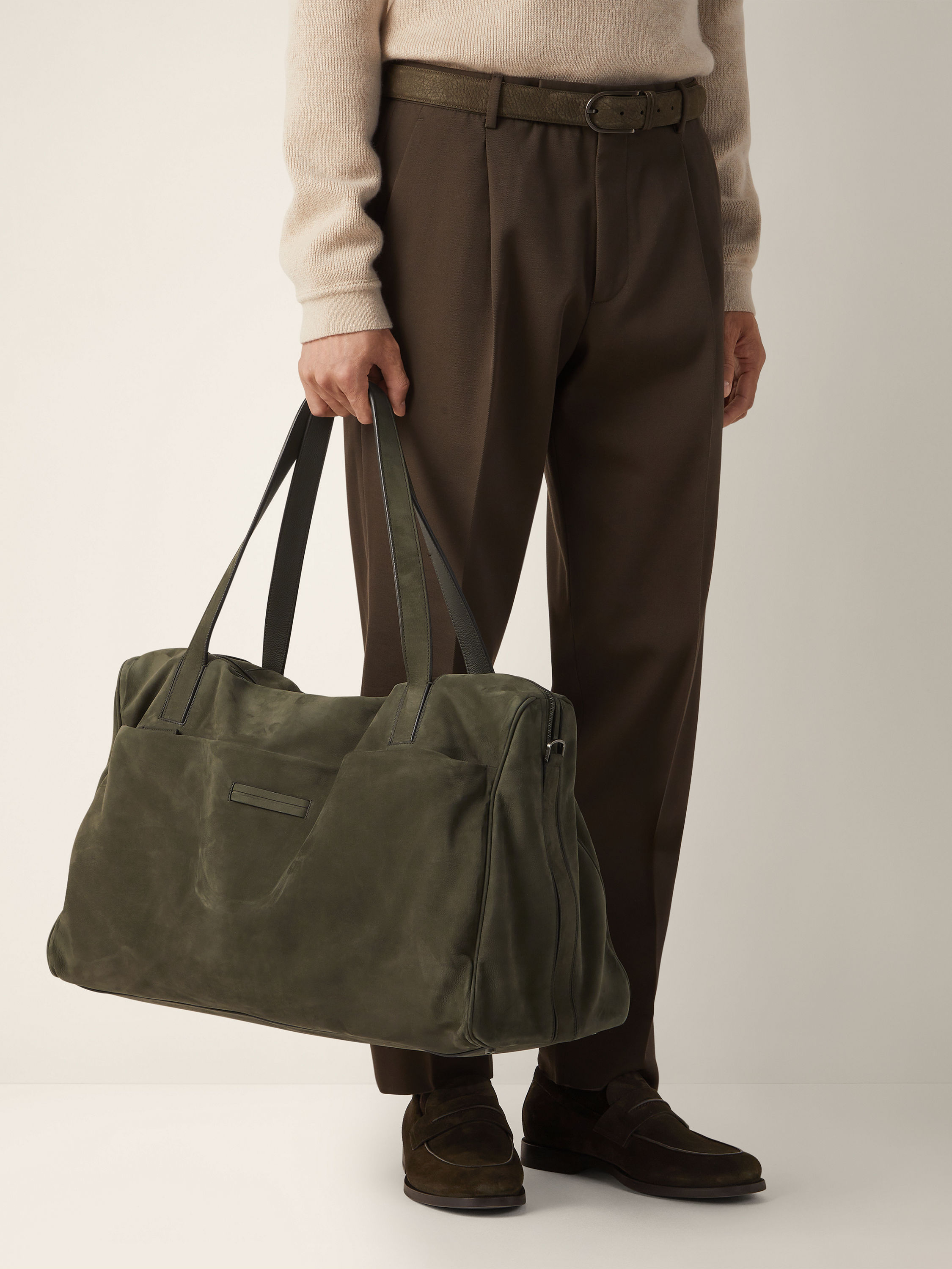 Dark Olive Green SECONDSKIN Weekender Bag Product detail photo #1