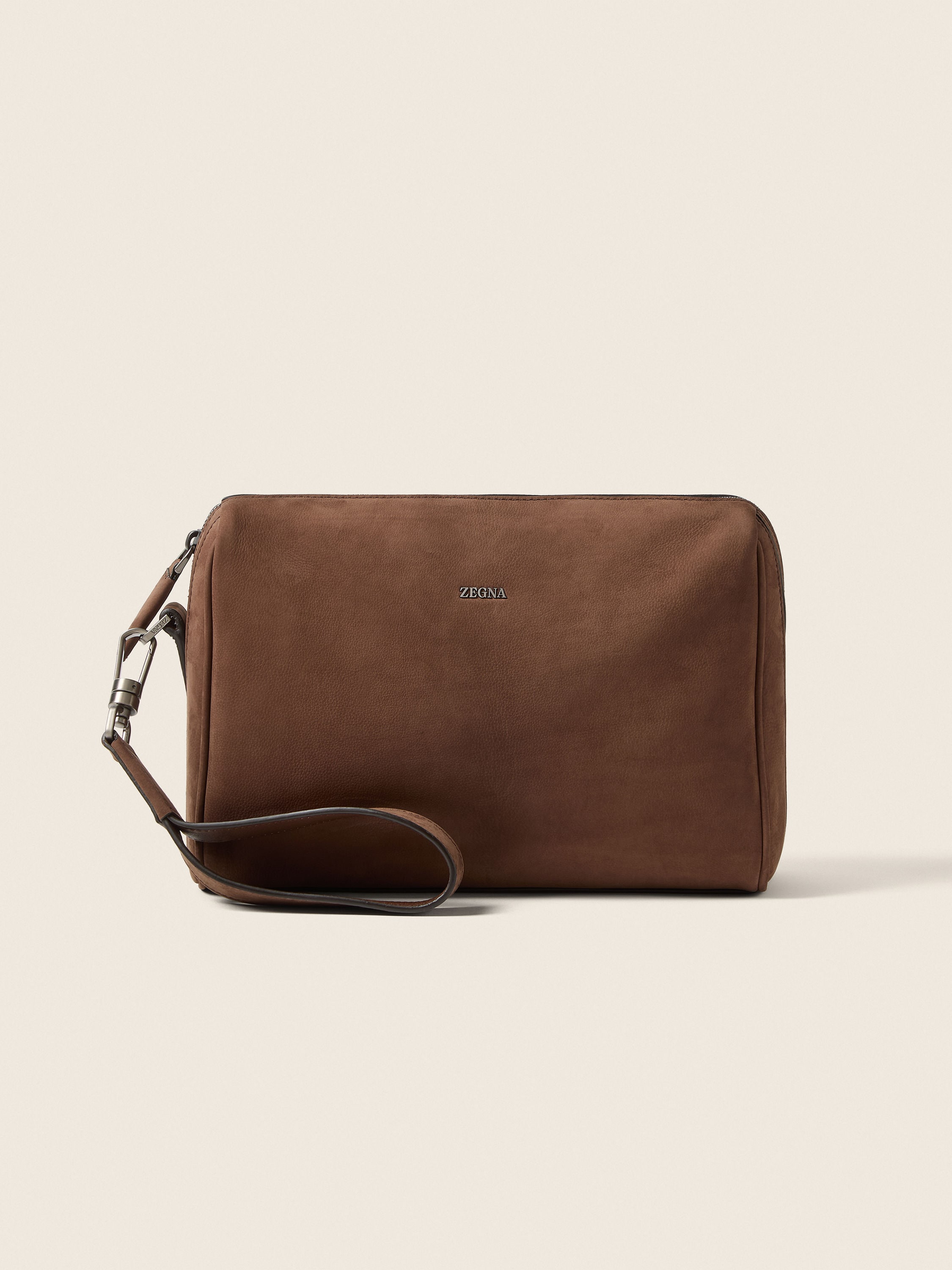 Brown SECONDSKIN Pouch FW26 39380779 | Zegna US