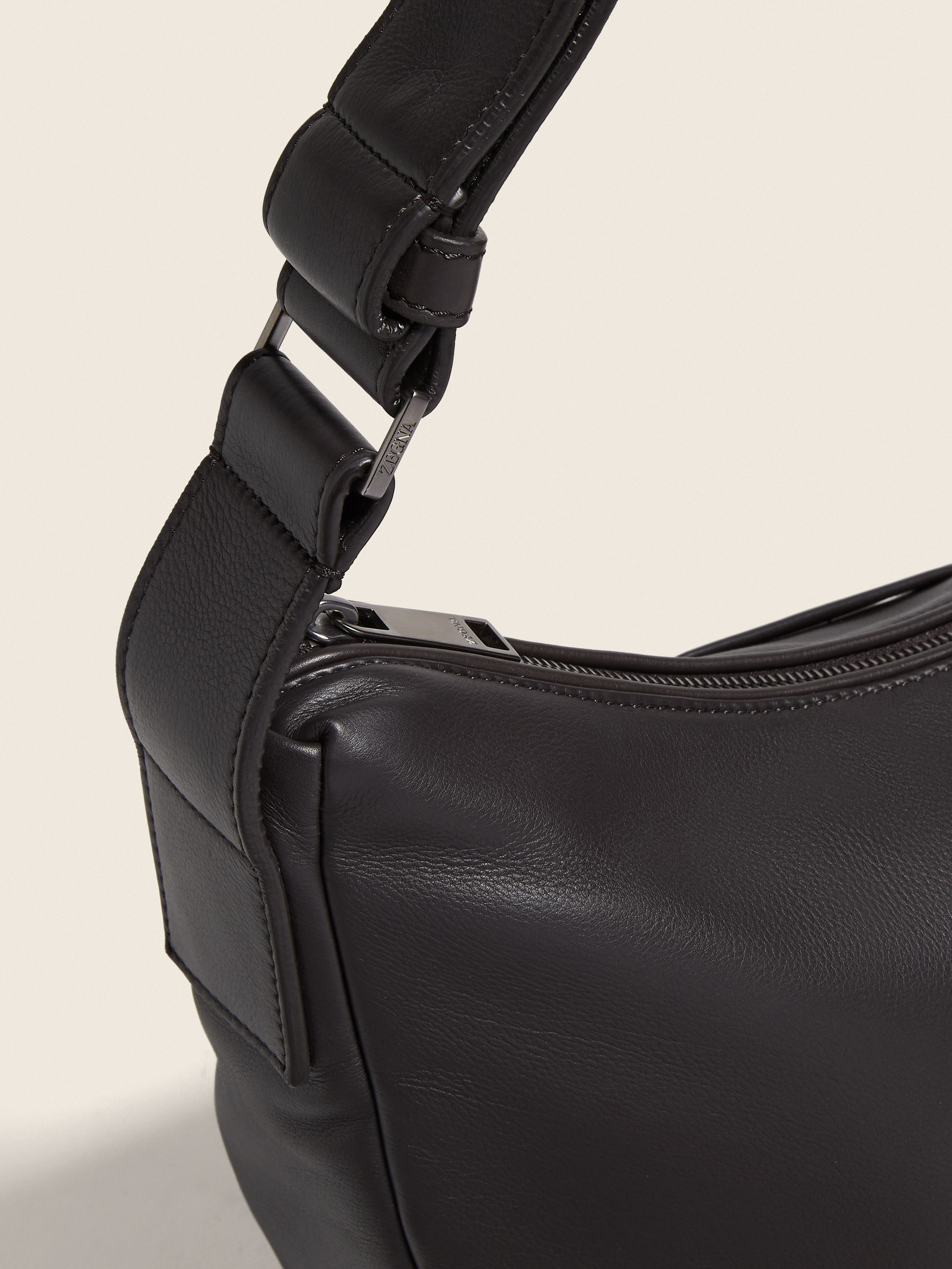 Dark Brown SECONDSKIN Hobo Panorama Micro Bag Product detail photo #4