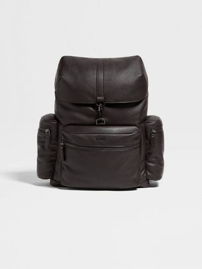 Dark Brown SECONDSKIN Special Backpack SS25 31862515 Zegna ROW