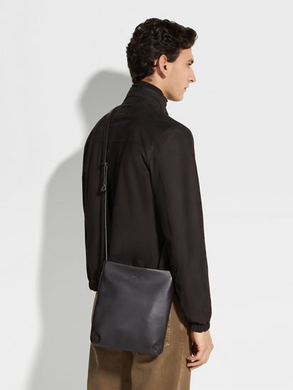 【送料無料/新品】 ダークブラウン JP Zegna | 31849557 SS25 クロスボディ SECONDSKIN トップス