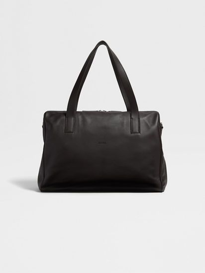 ボストンバッグ ダークブラウン Zegna Ermenegildo Dark US Zegna | 31730307 SS26 Raglan Holdall SECONDSKIN Brown バッグ