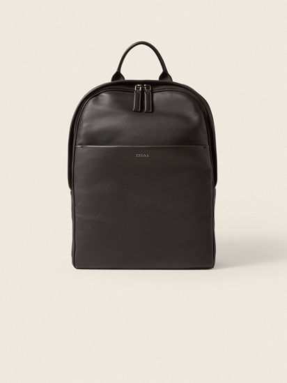 Dark Brown SECONDSKIN Backpack FW26 35555030 | Zegna LU