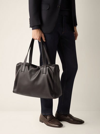 Dark Brown SECONDSKIN Everyday Bag FW26 35555002 | Zegna US