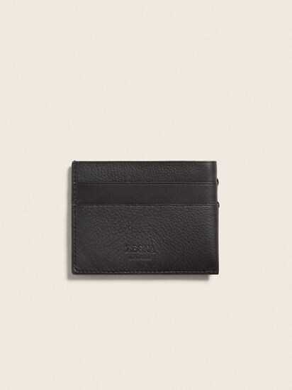 Dark Brown SECONDSKIN Card Case FW25 31736561 | Zegna NL