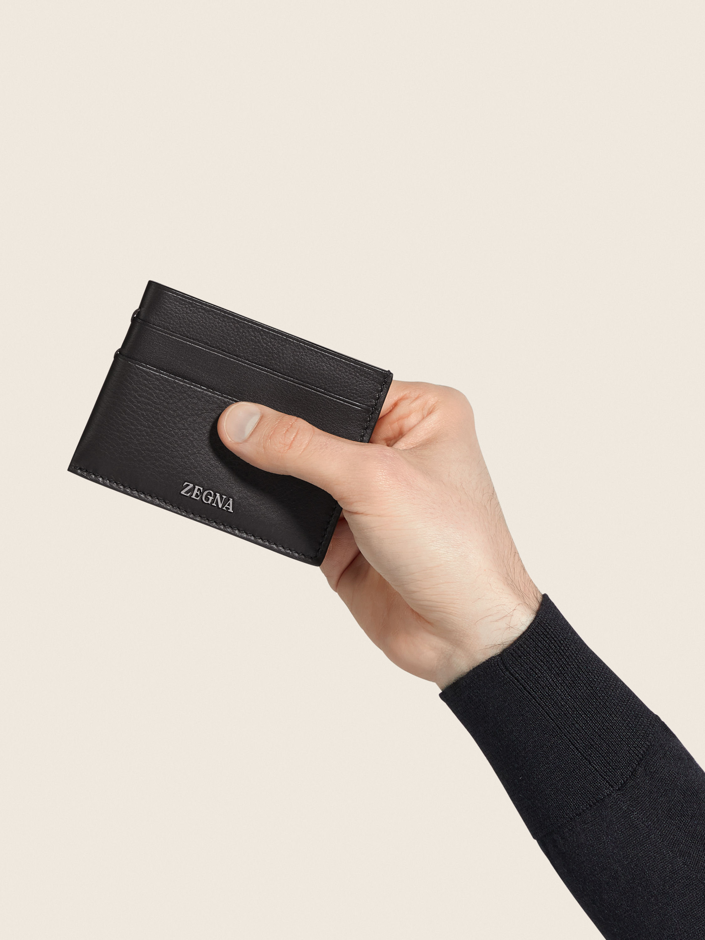 Dark Brown SECONDSKIN Card Case Product detail photo #3