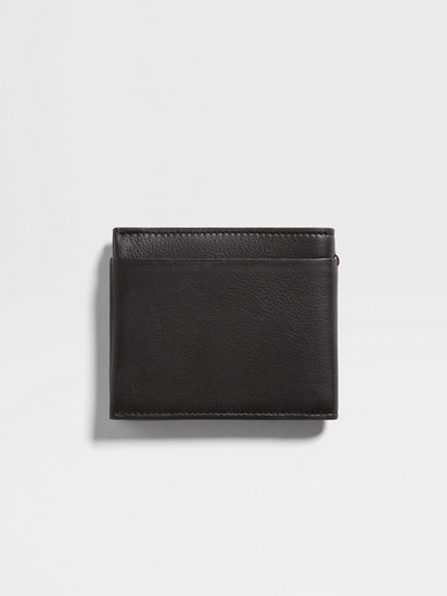 その他 OLD WALLET BLACK Vintage 80s 90s Black Genuine Leather Wallet / Retro 1990s