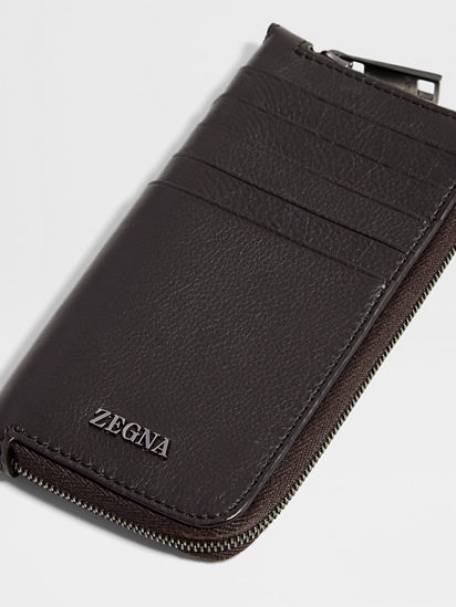 Dark Brown SECONDSKIN Wallet SS26 31736679 | Zegna US