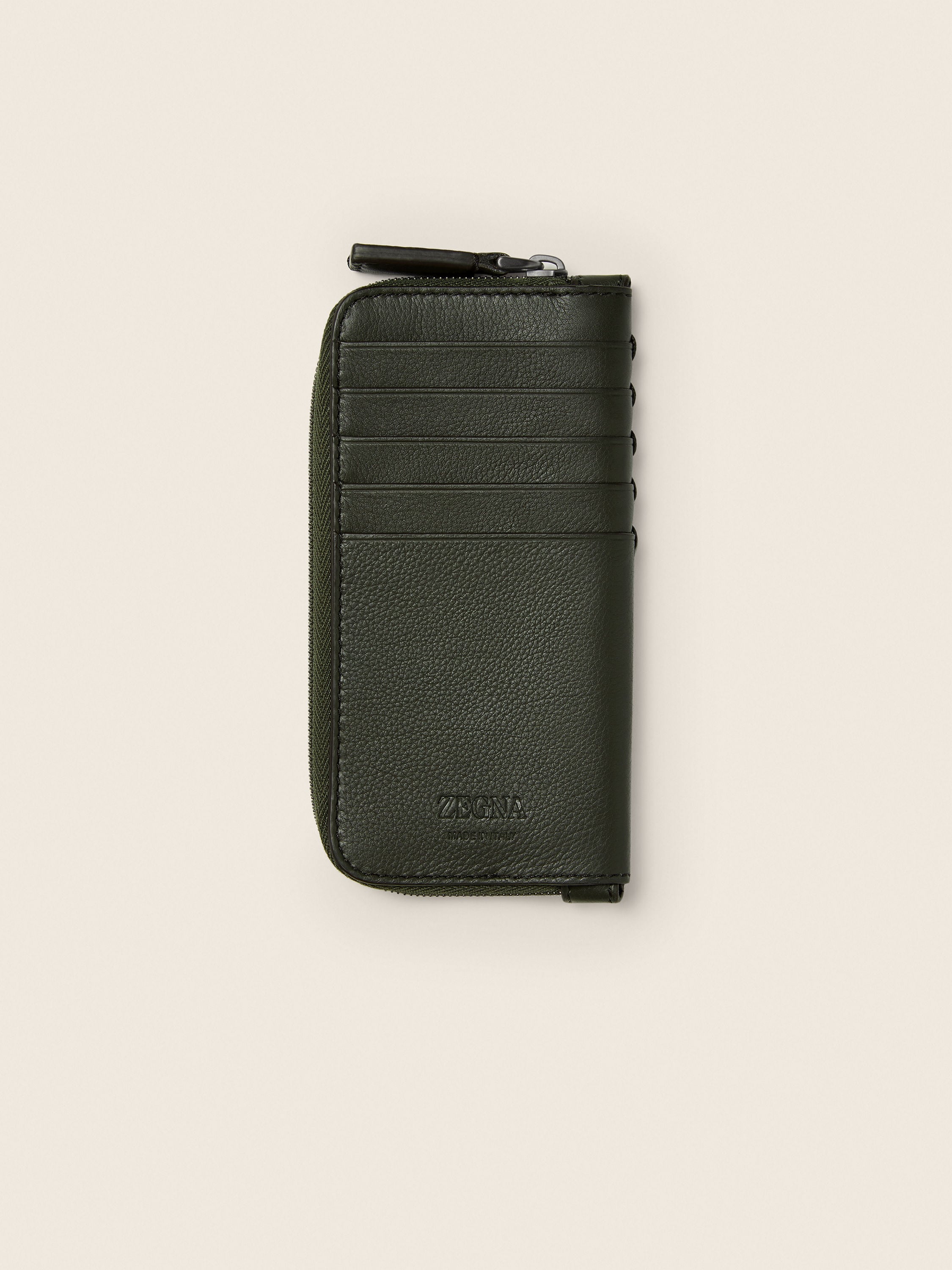 Dark Olive Green SECONDSKIN Card Case Product detail photo #2