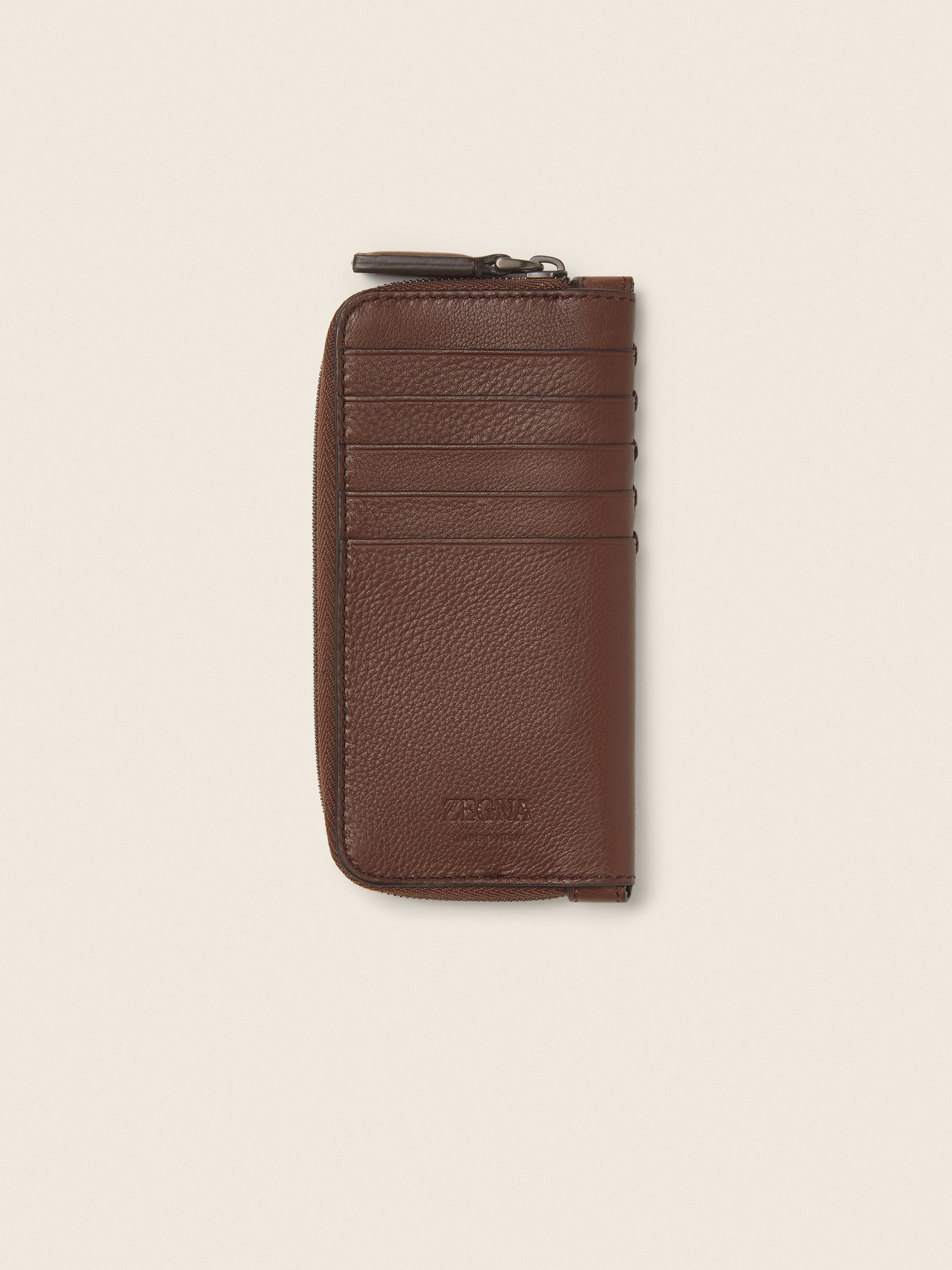 Brown SECONDSKIN Card Case Product detail photo #2