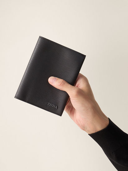 Dark Brown SECONDSKIN Passport Case SS26 34069849 | Zegna US