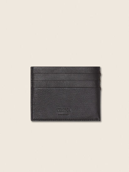 Dark Brown SECONDSKIN Card Case FW26 35201281 | Zegna US