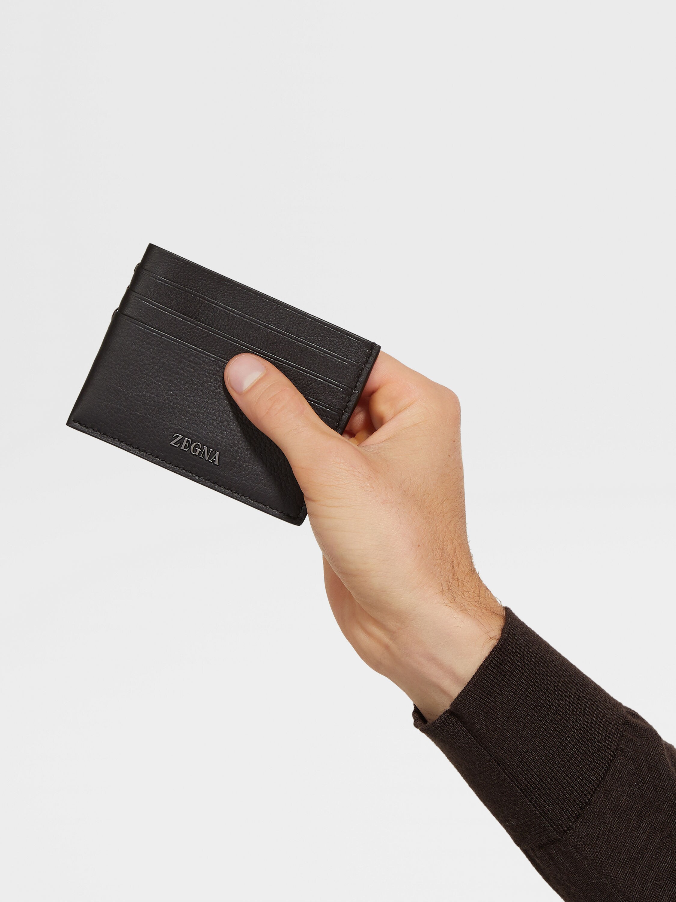 Tarjetero en SECONDSKIN Marrón Oscuro Foto #3 de detalle del producto