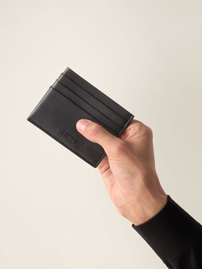 Dark Brown SECONDSKIN Card Case FW26 35201281 | Zegna US