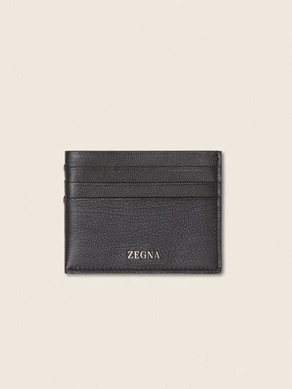 Dark Brown SECONDSKIN Card Case FW26 35201281 | Zegna US