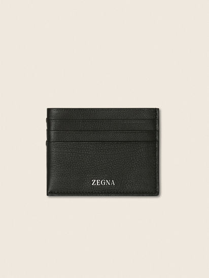 Dark Olive Green SECONDSKIN Card Case FW26 39376916 | Zegna FI