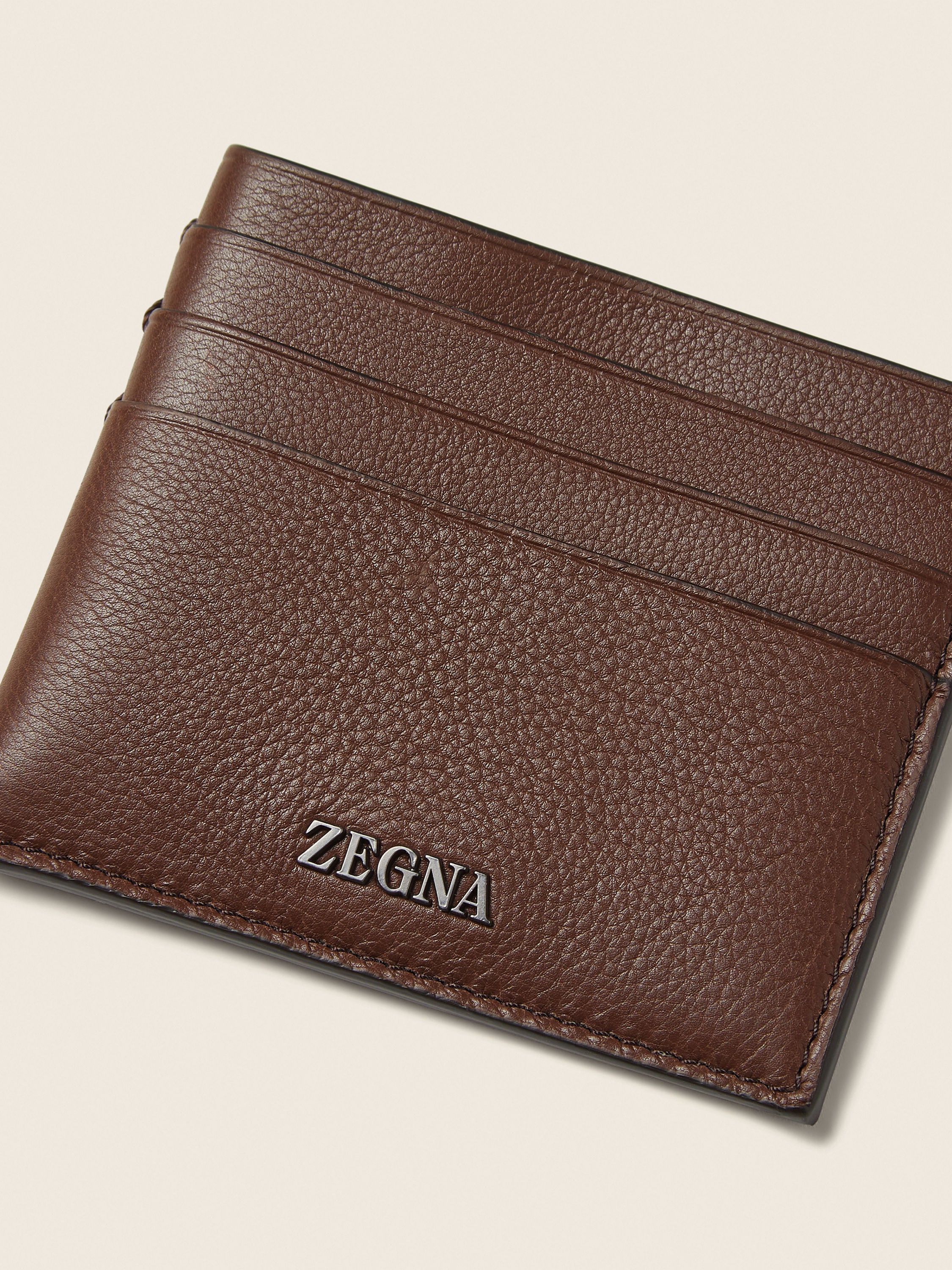 Brown SECONDSKIN Card Case Product detail photo #4