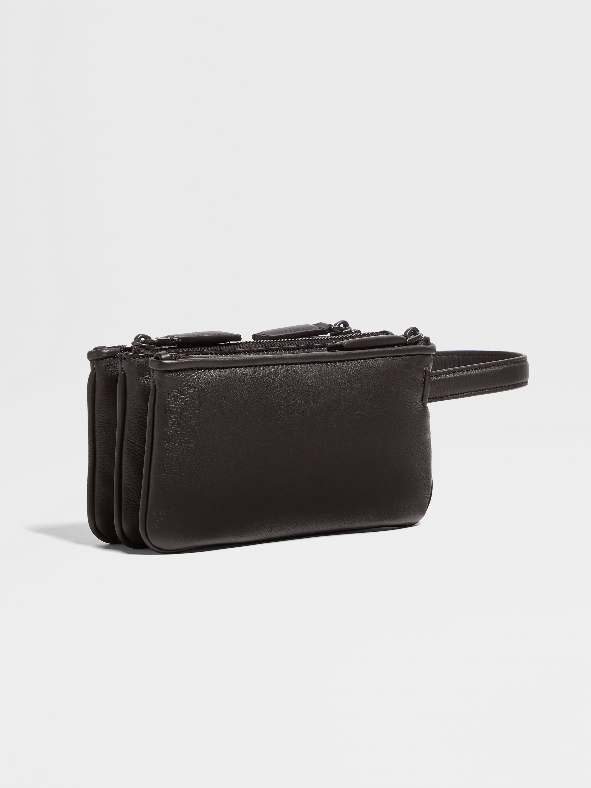 Pouch SECONDSKIN Marrone Scuro Foto #2 di dettaglio del prodotto