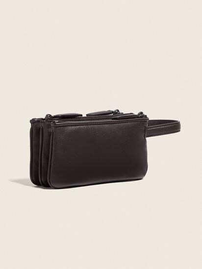 Dark Brown SECONDSKIN Pouch SS26 35820078 | Zegna ROW