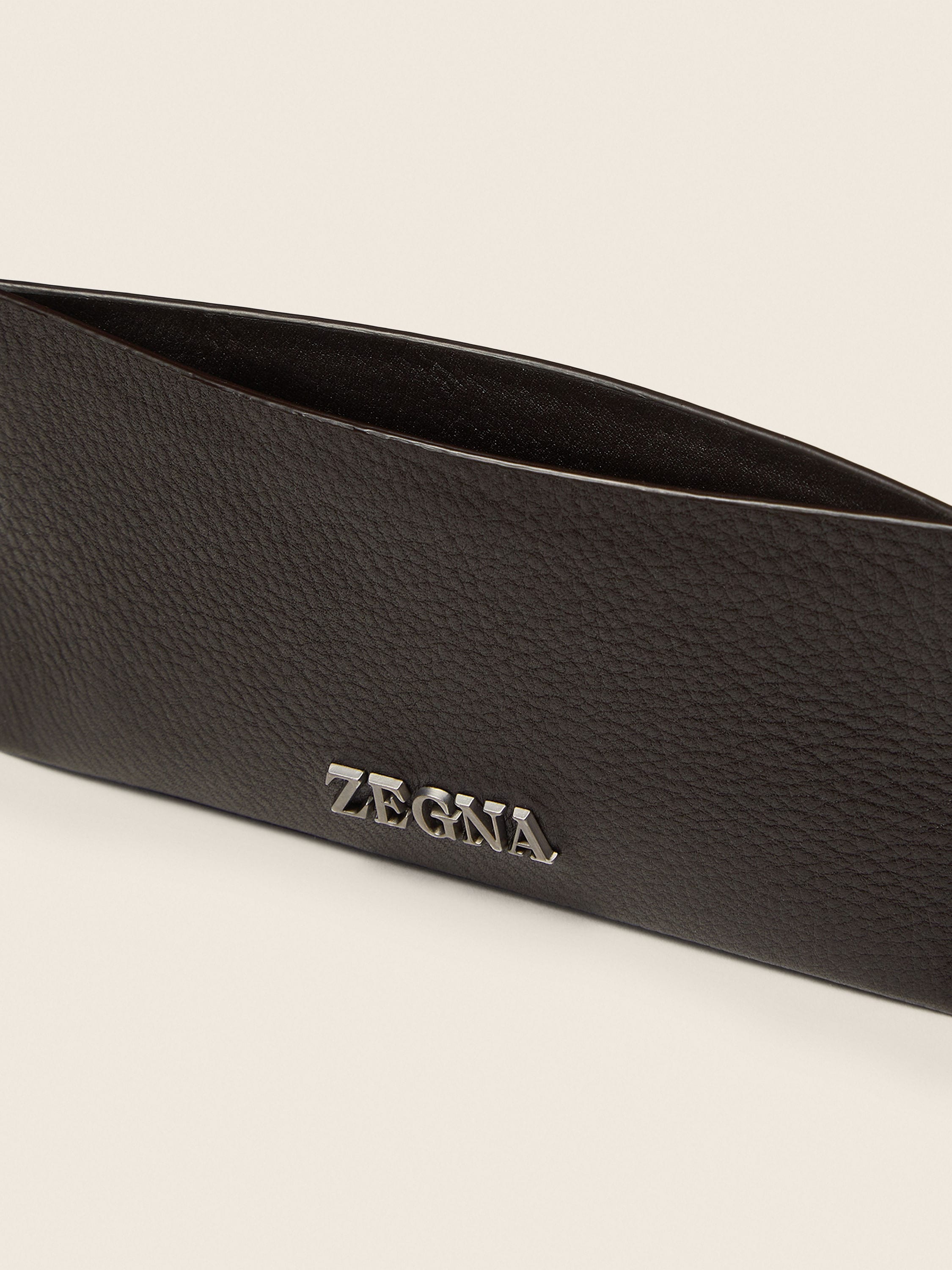Dark Brown SECONDSKIN Card Case Product detail photo #1